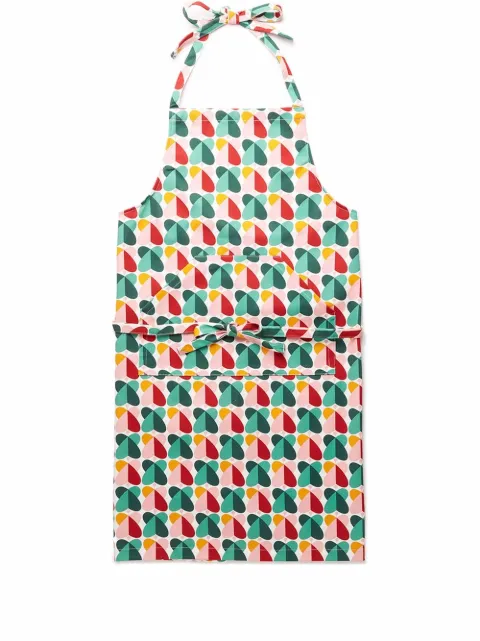 La DoubleJ all-over graphic print apron