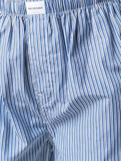 Balenciaga pyjama-style trousers blue 
