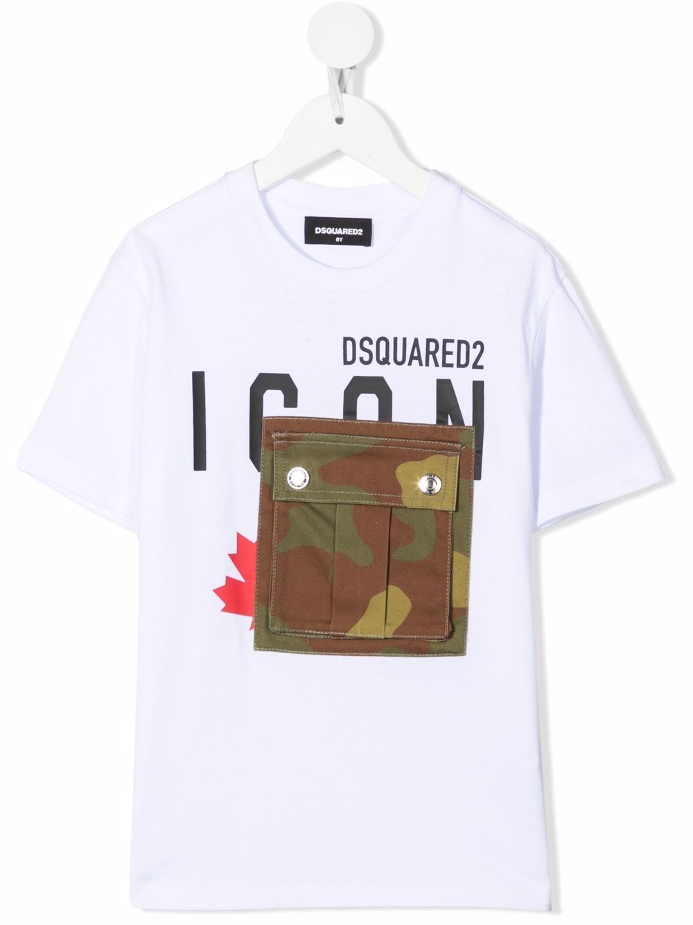 фото Dsquared2 kids футболка с принтом icon