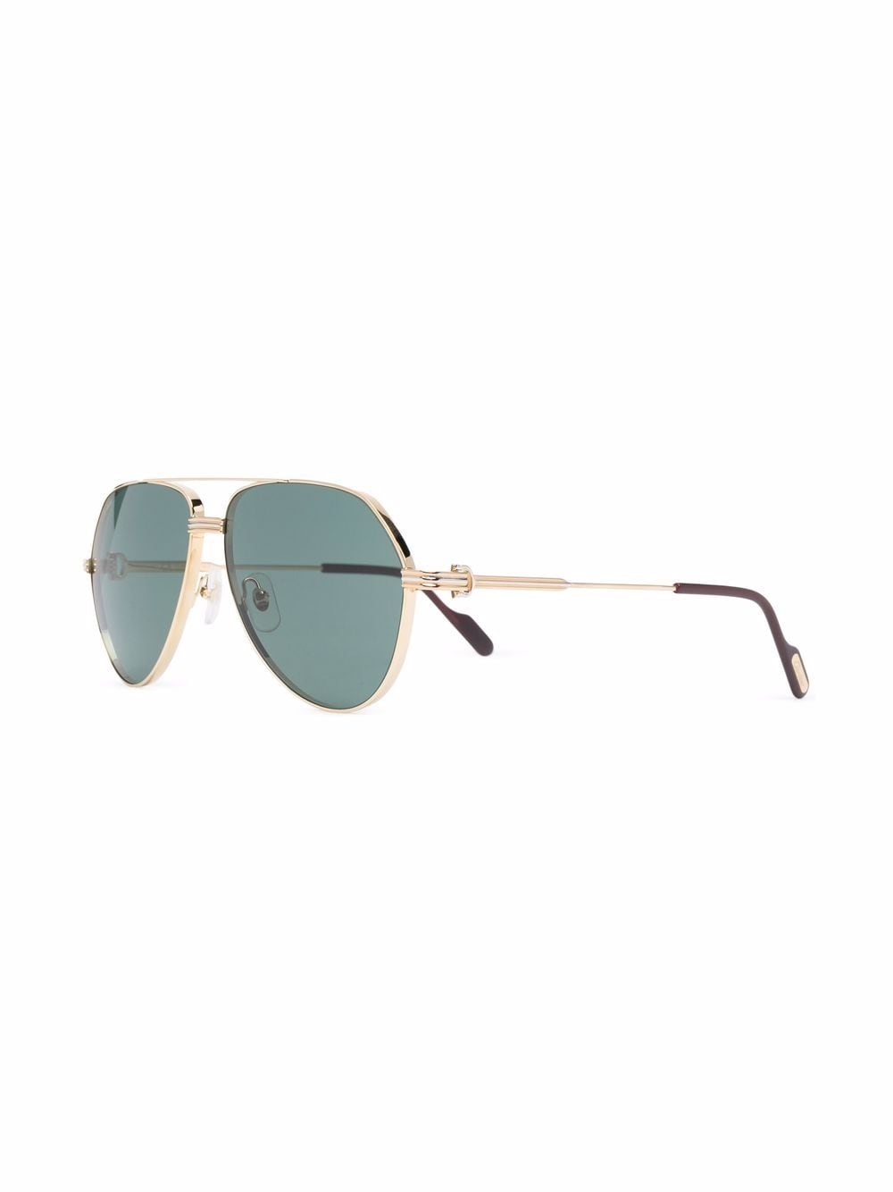 Cartier Eyewear CT0303S zonnebril met piloten montuur - Goud