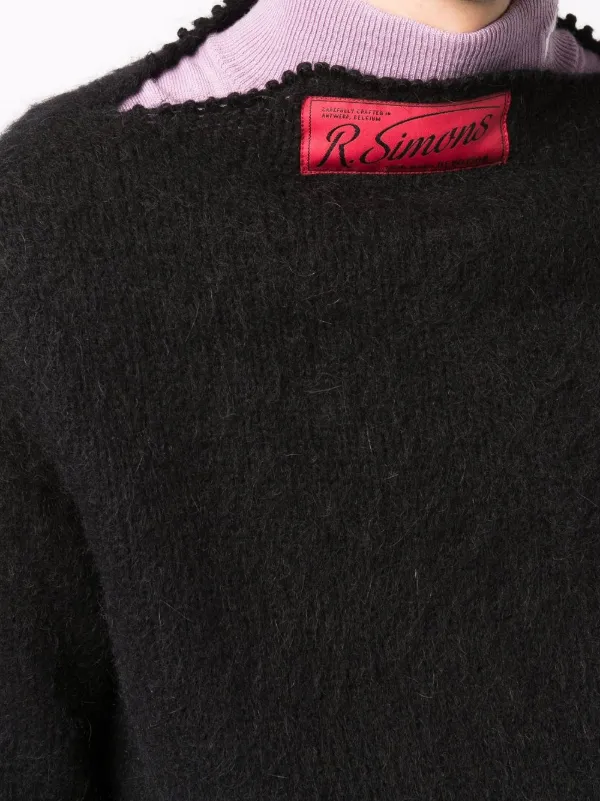 シルバーピーチ raf simons ラフシモンズ テクスチャード プルオーバー 