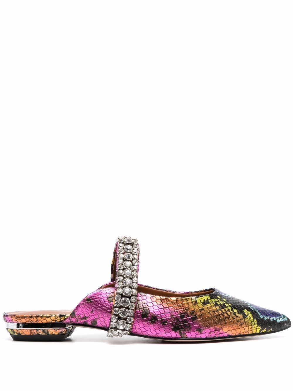 Kurt Geiger London rainbow-snakeskin Mules - Farfetch