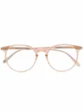 Garrett Leight round-frame glasses - Neutrals