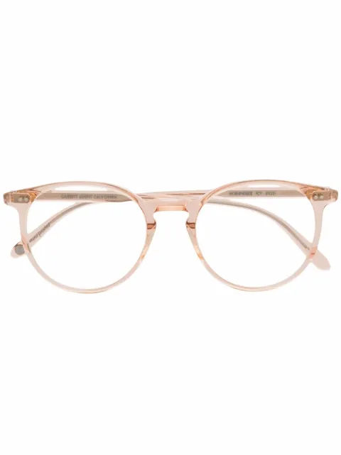 Garrett Leight Brille mit rundem Gestell