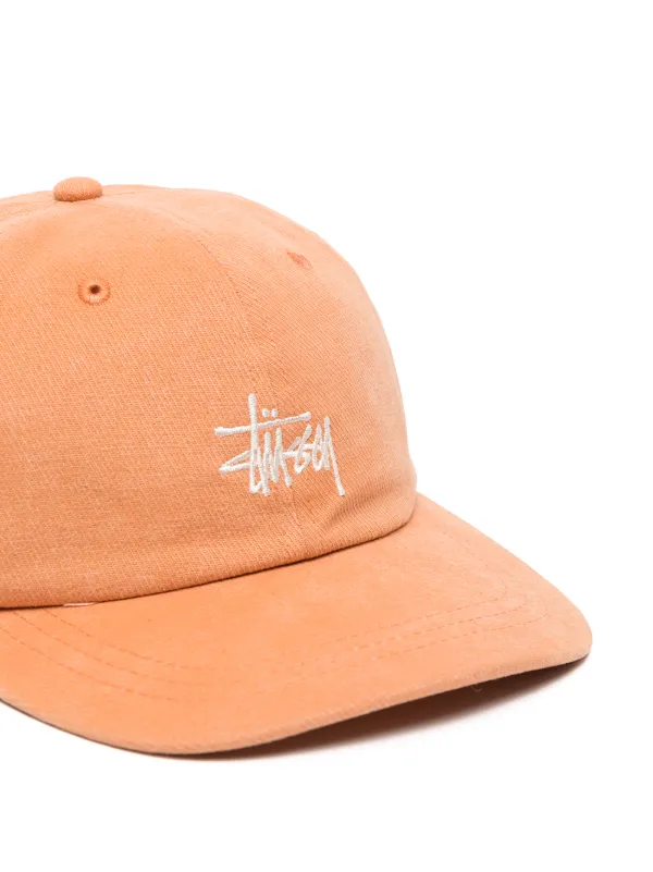 stussy orange hat