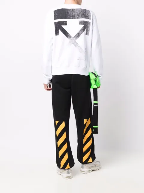 Off-White Degrade Arrow crew-neck Sweatshirt - Farfetch