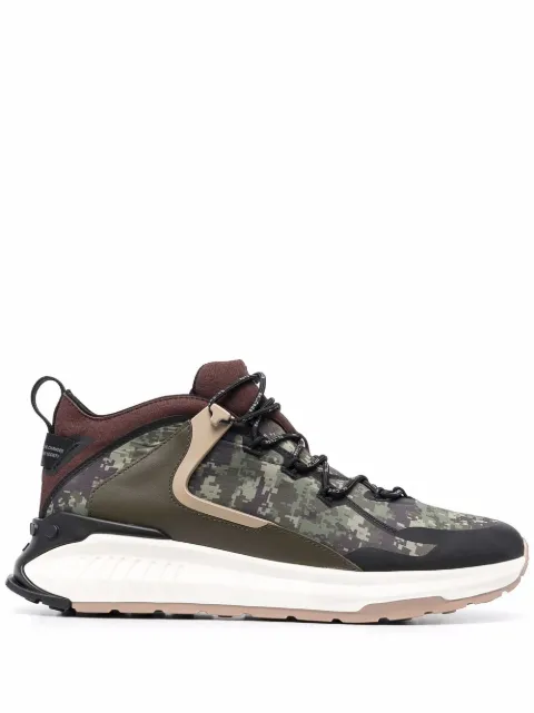 Tod's No_Code J camouflage-print sneakers