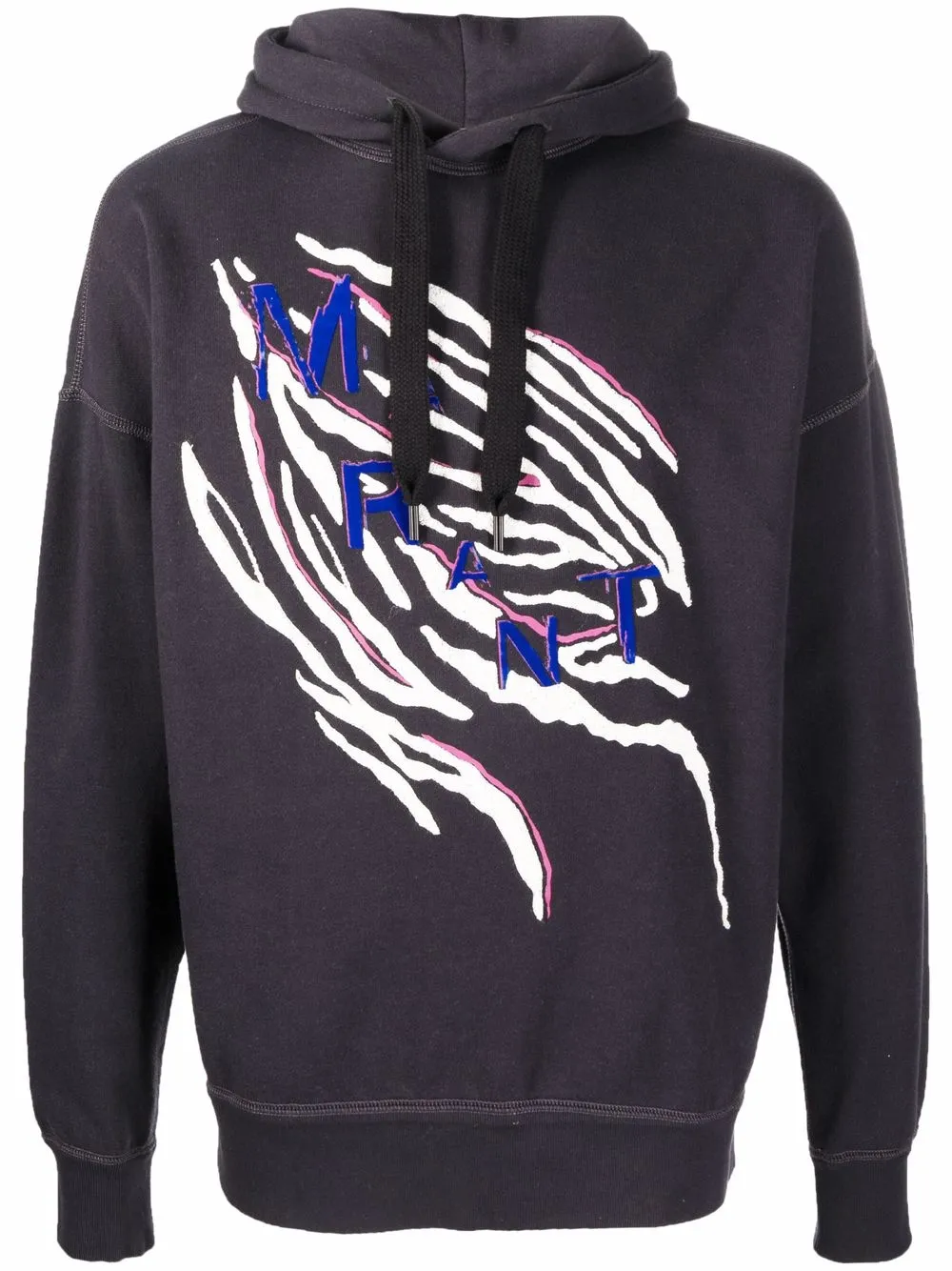 

Isabel Marant hoodie con estampado gráfico - Negro