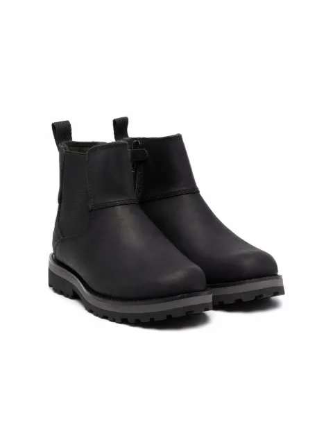 Timberland Kids Bota chelsea de couro