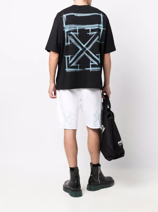 off white colored arrows tee
