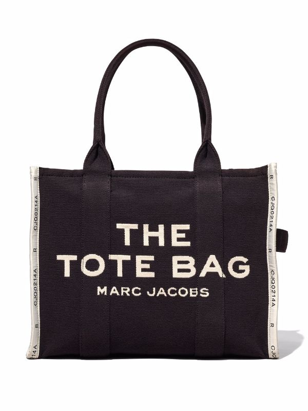 Marc Jacobs The Tote Bag Large Black in Cotton/Leather - US
