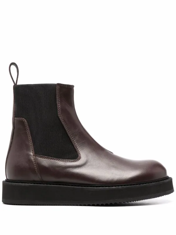 Botas chelsea de piel Semicouture por 276€ - Compra online AW21 -  Devolución gratuita y pago seguro