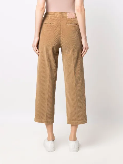TWINSET Corduroy straight-leg Cropped 