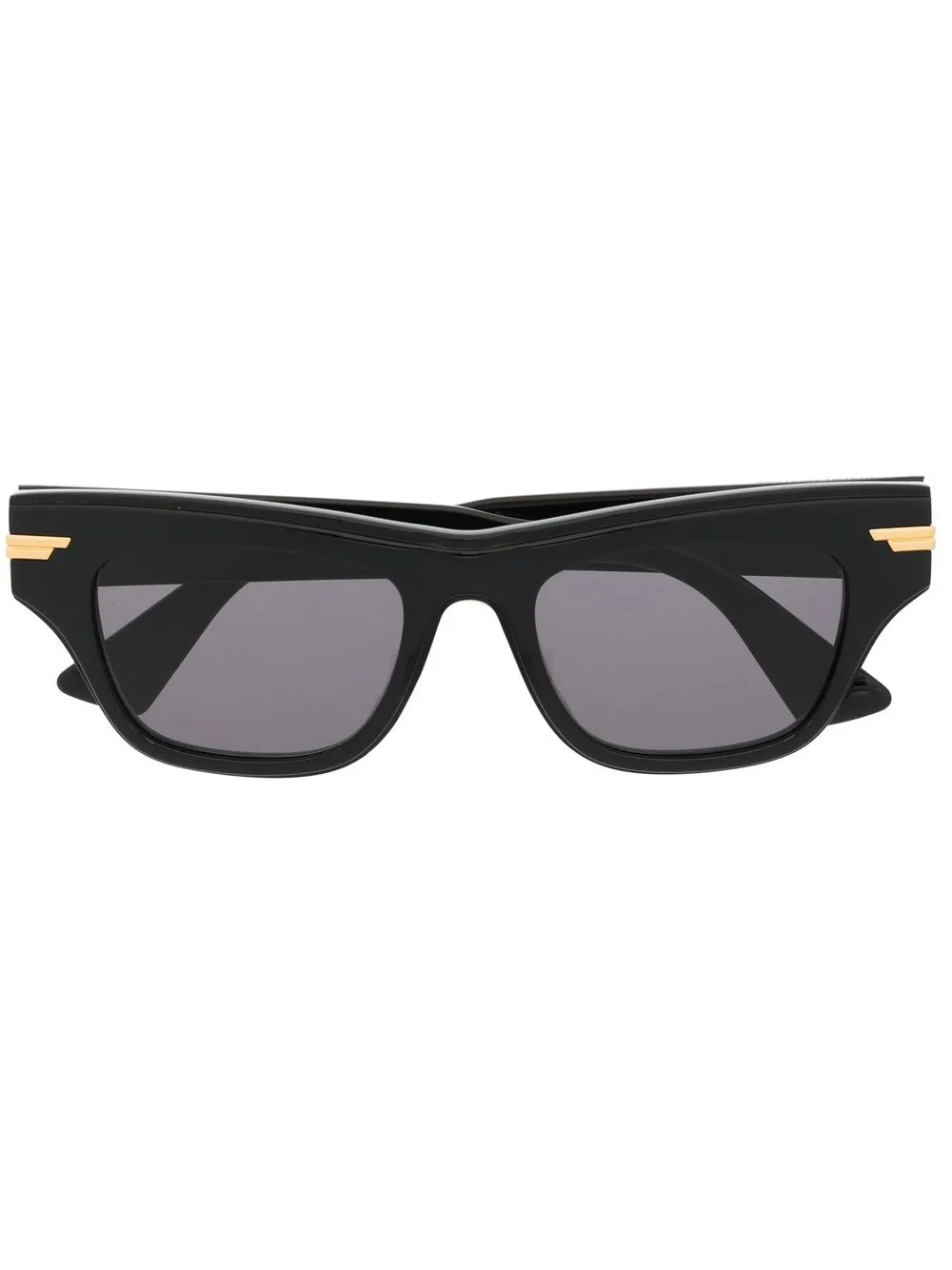 

Bottega Veneta Eyewear lentes de sol con armazón rectangular - Negro