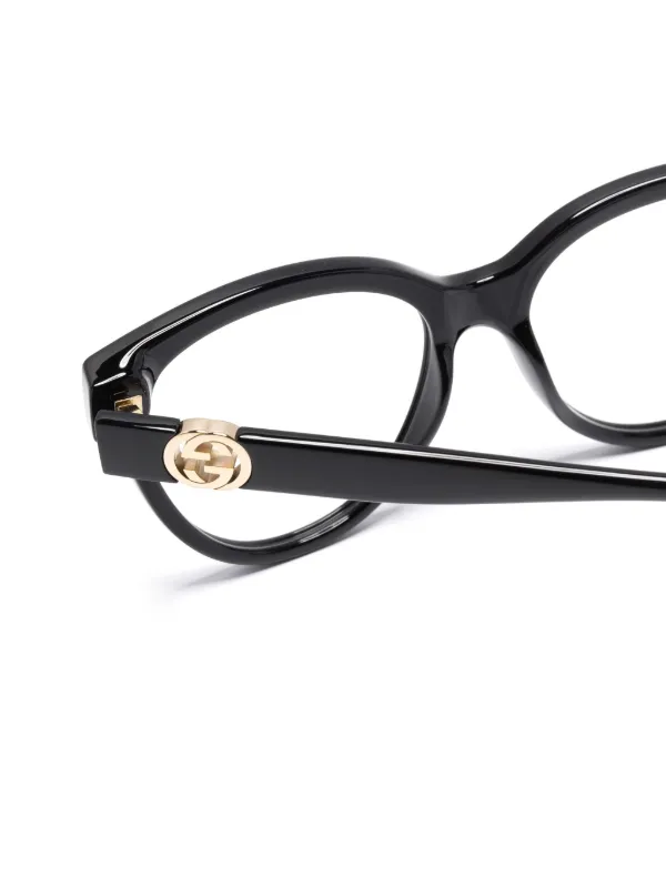 Gucci Eyewear グッチ・アイウェア ラウンド眼鏡フレーム - FARFETCH