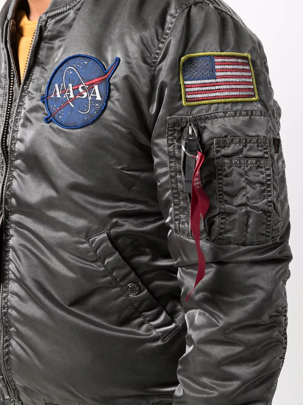 фото Alpha industries куртка ma-1 vf nasa battlewash