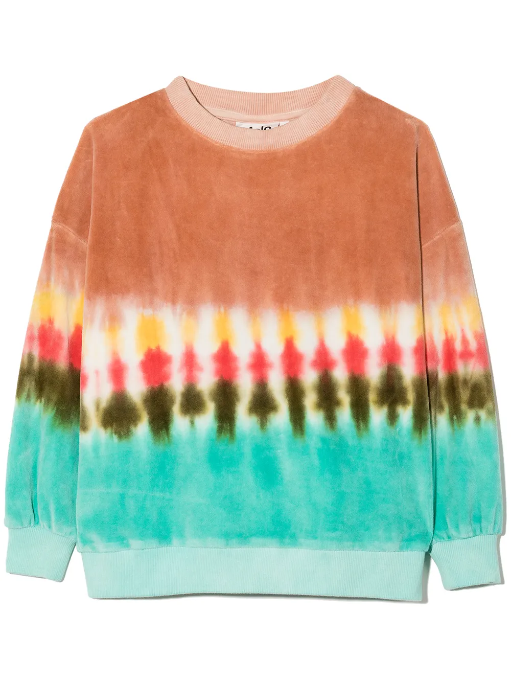 

Molo tie-dye velvet jumper - Blue