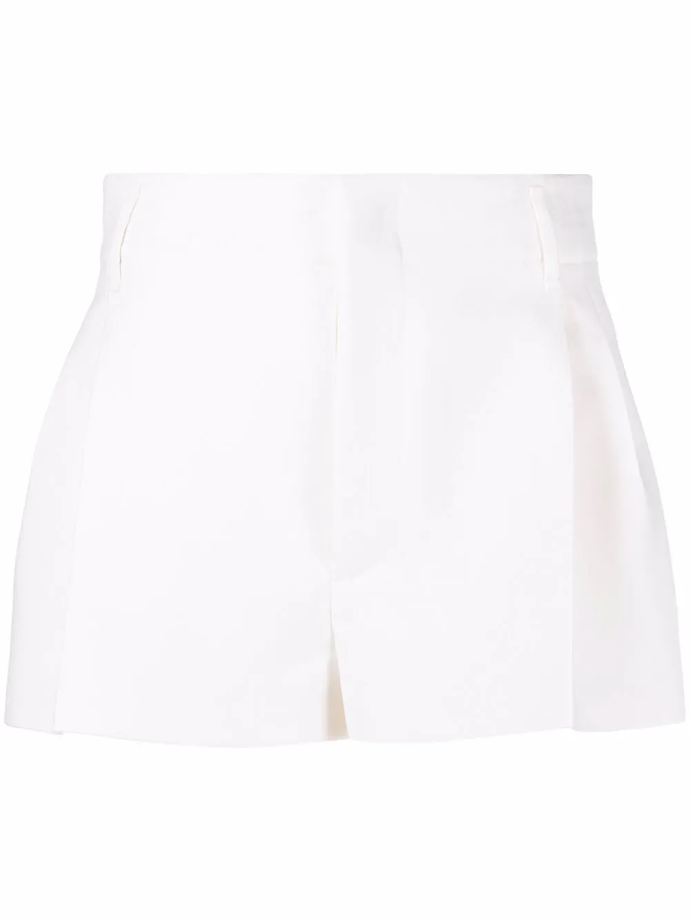 

Valentino tailored pleat-detailed shorts - White