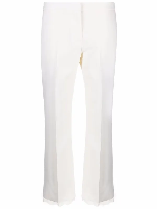 Alexander McQueen lace-panel Cropped 