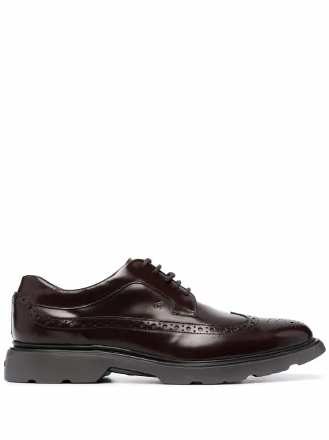 Hogan lace-up Leather Brogues - Farfetch