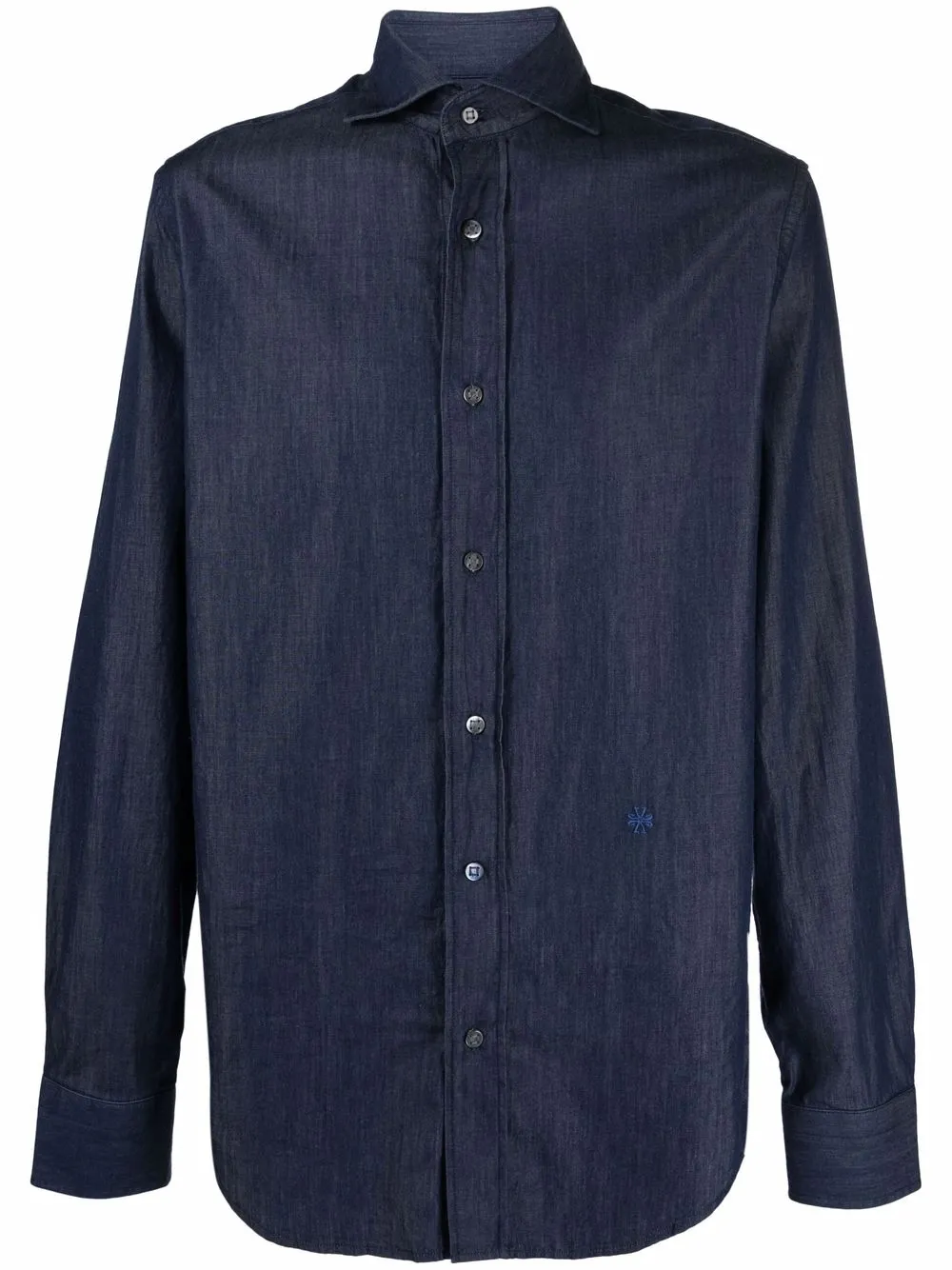 

Jacob Cohën raw denim shirt - Blue