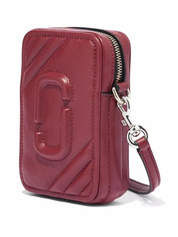 Shop Marc Jacobs The Moto Shot phone crossbody bag with Express Shop Marc Jacobs The Moto Shot phone crossbody bag with Express