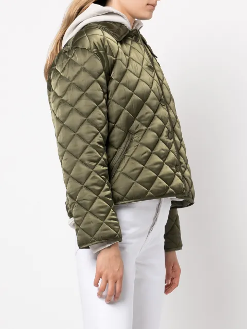 Shop ANINE BING Emilia quilted jacket 