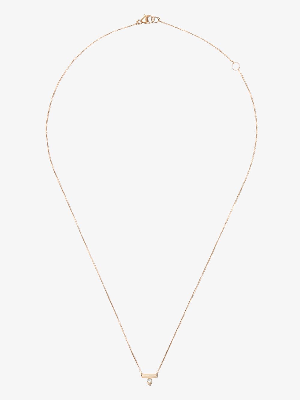 Dana Rebecca Designs 14kt roségouden halsketting - Roze