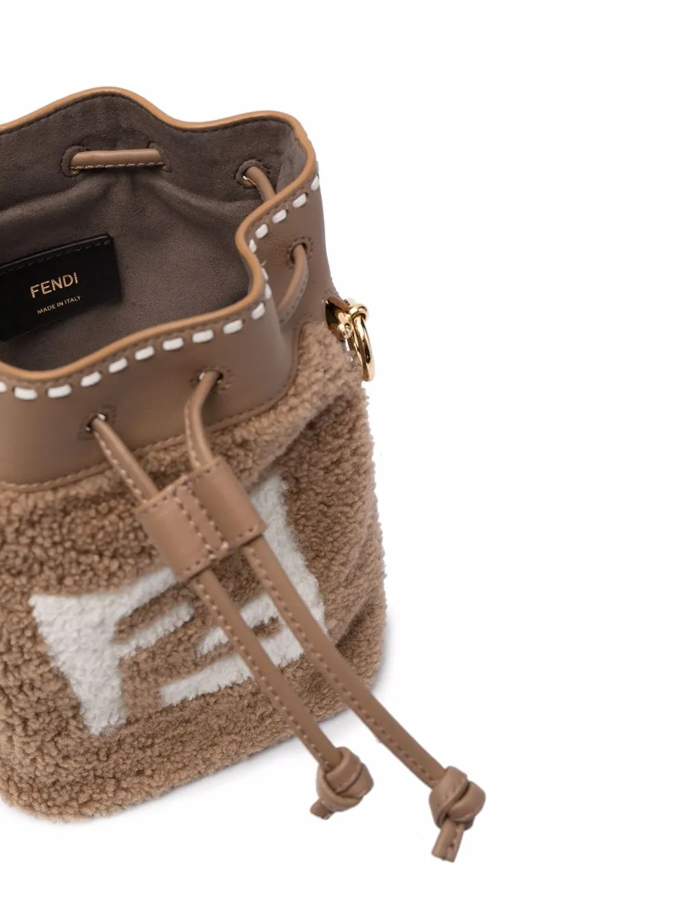 фото Fendi сумка-ведро с логотипом
