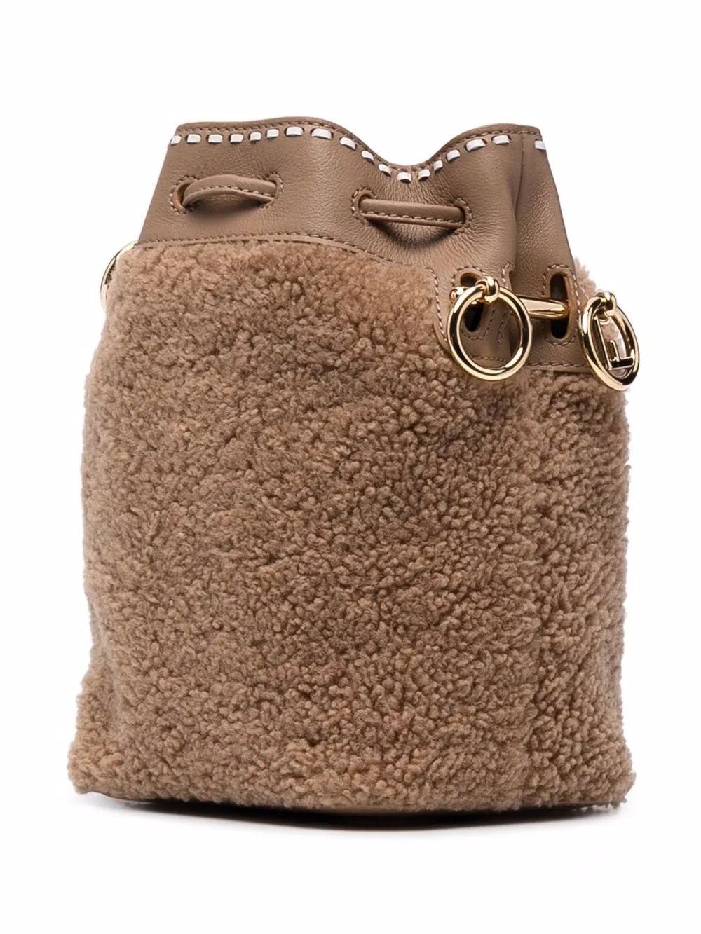 фото Fendi сумка-ведро с логотипом