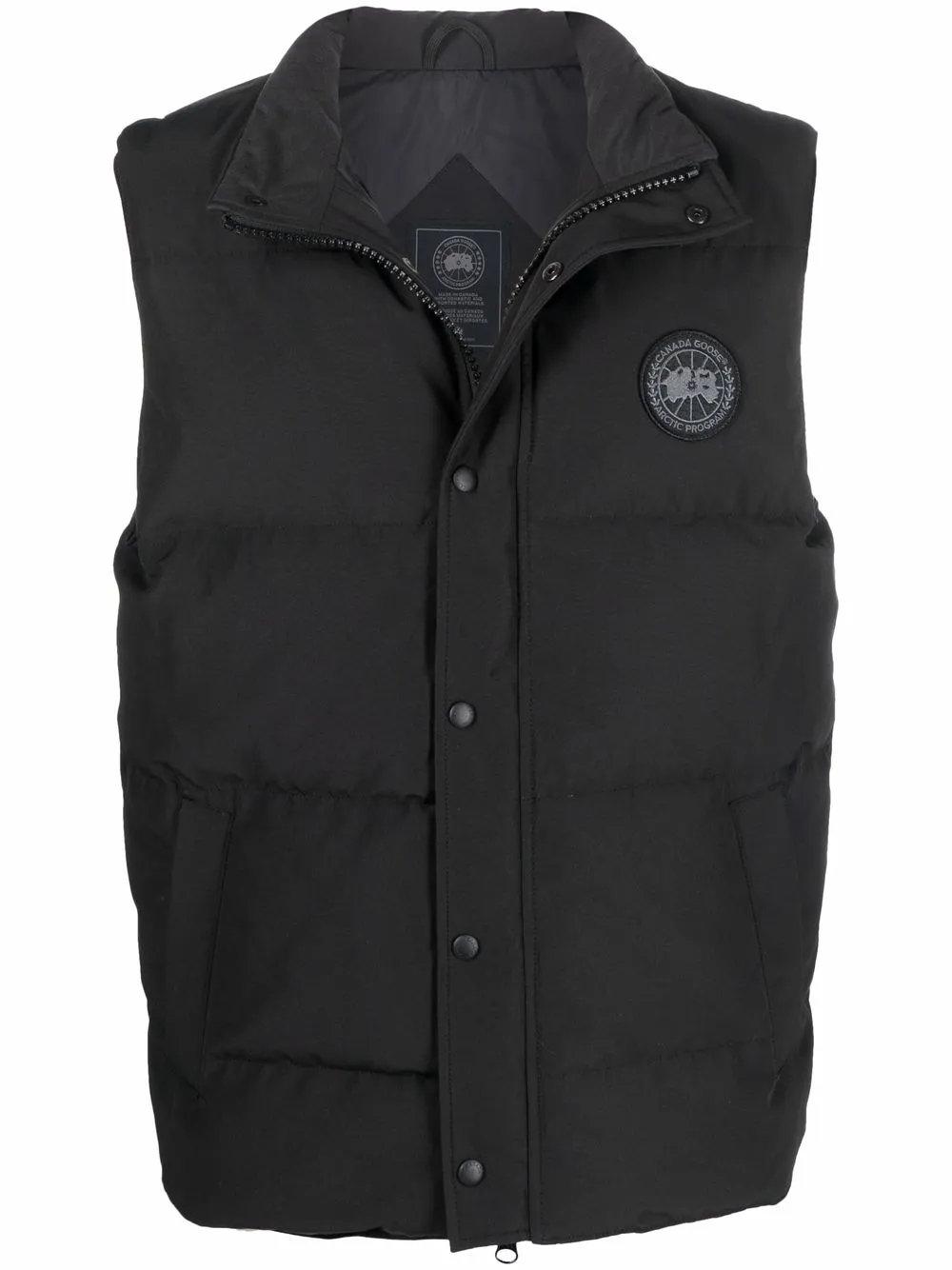 фото Canada goose дутый жилет с нашивкой-логотипом