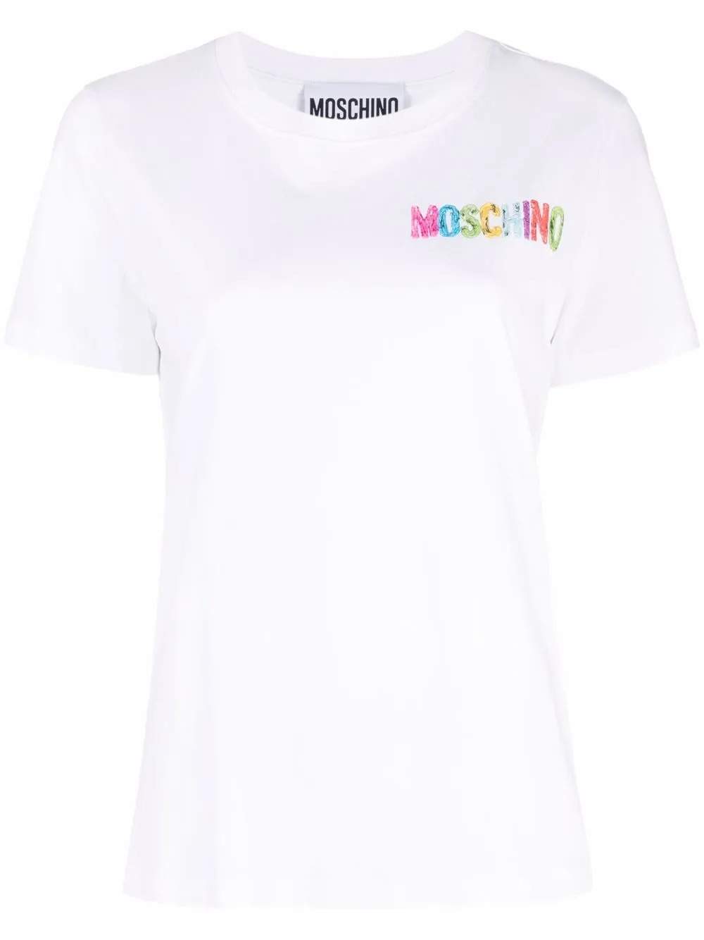 фото Moschino футболка из джерси с логотипом