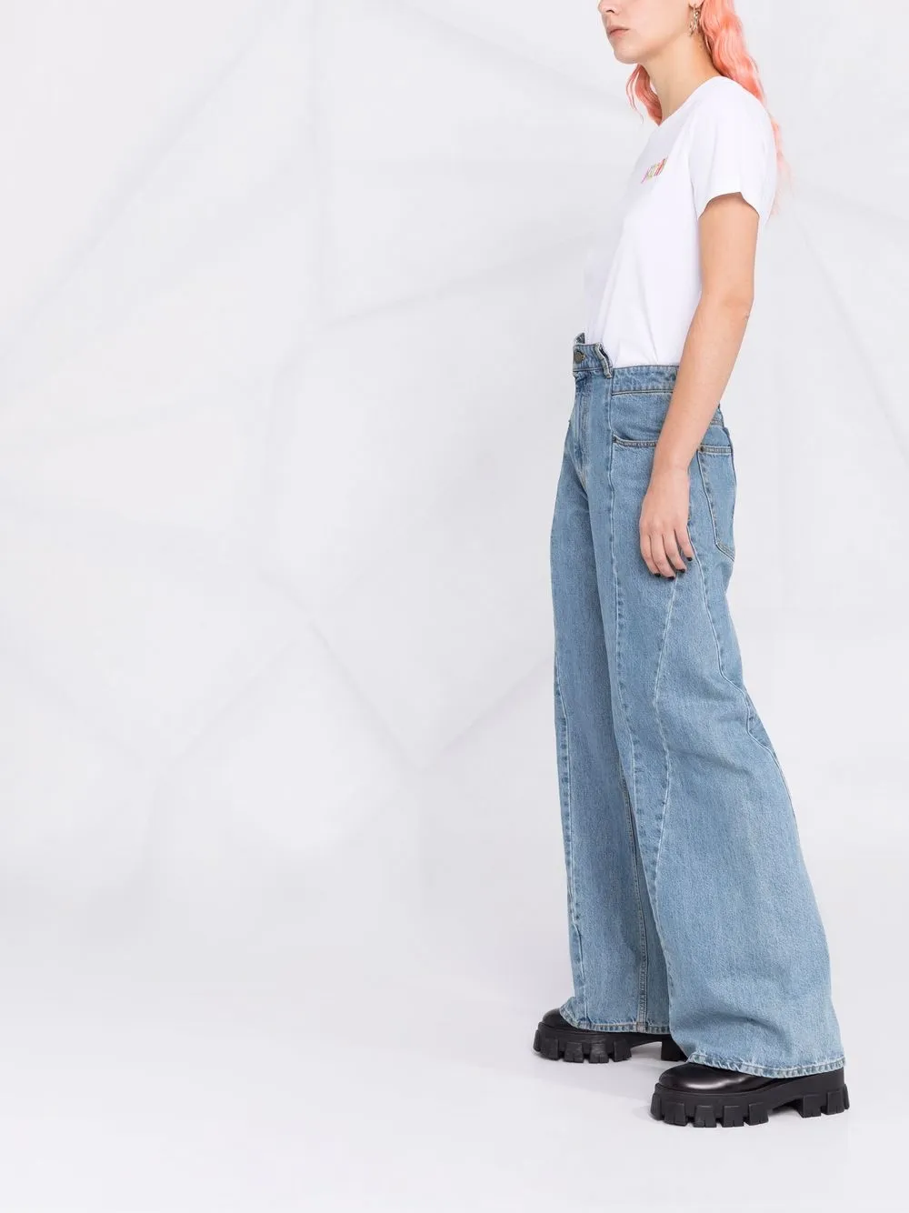 фото Moschino футболка из джерси с логотипом