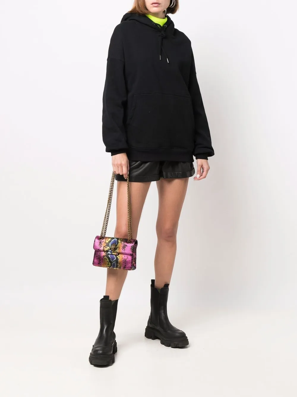 фото Kurt geiger london сумка kensington с тиснением под змеиную кожу