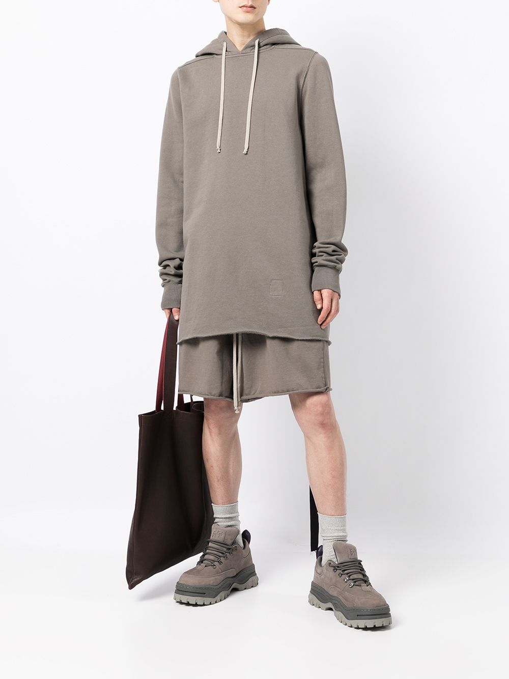 фото Rick owens drkshdw худи с длинными рукавами