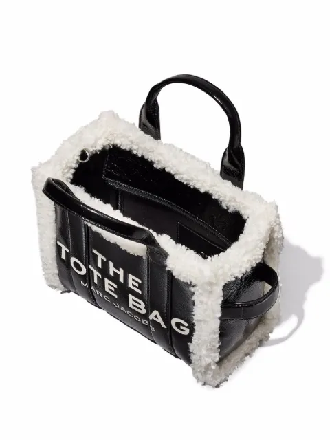 Marc Jacobs The Crinkle Shearling Mini Tote - Farfetch Marc Jacobs The Crinkle Shearling Mini Tote - Farfetch