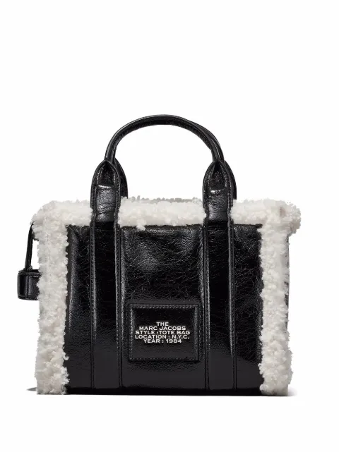 Marc Jacobs The Crinkle Shearling Mini Tote - Farfetch Marc Jacobs The Crinkle Shearling Mini Tote - Farfetch