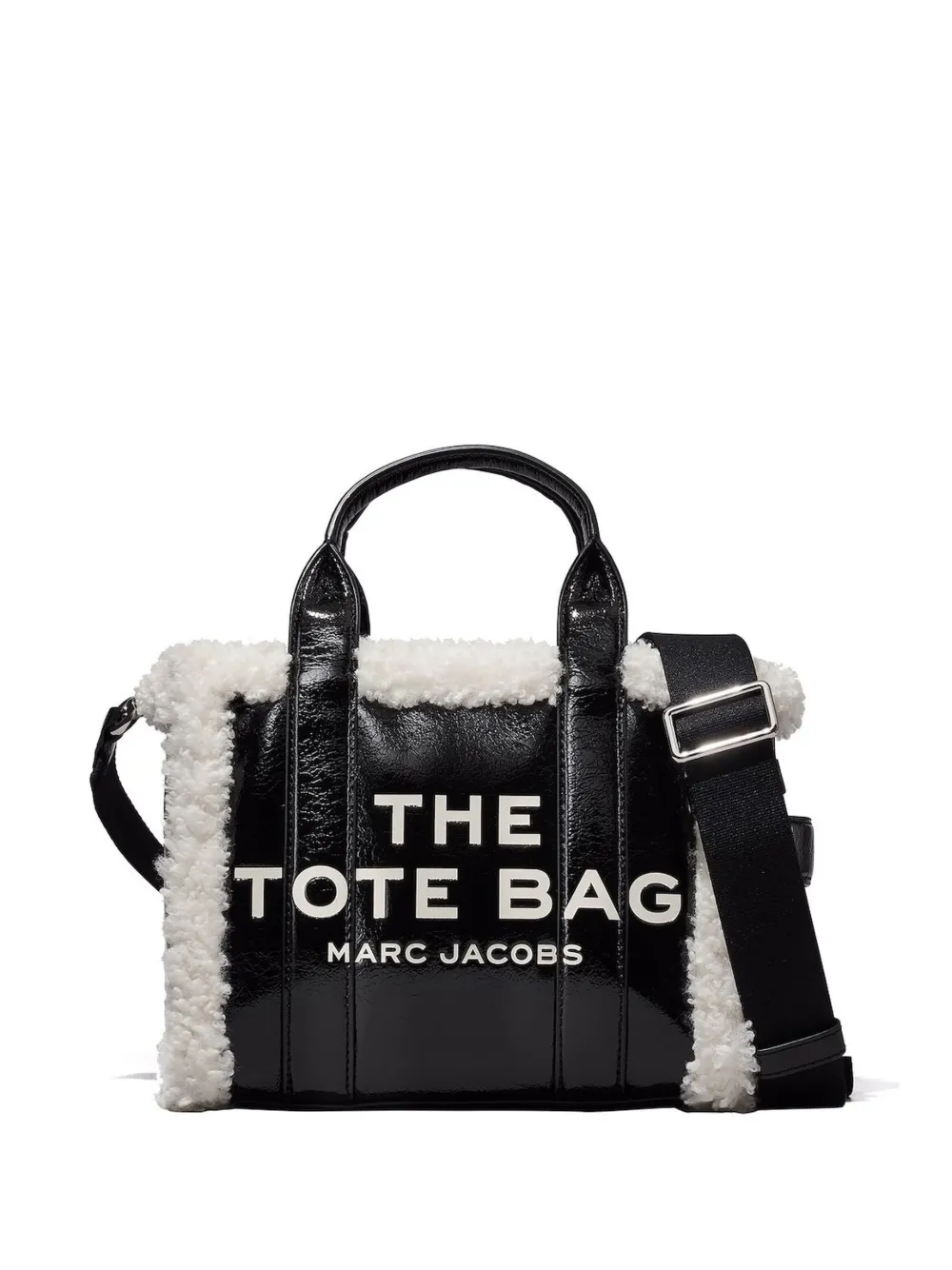Marc Jacobs Kleine The Crinkle Tote Handtasche - Schwarz