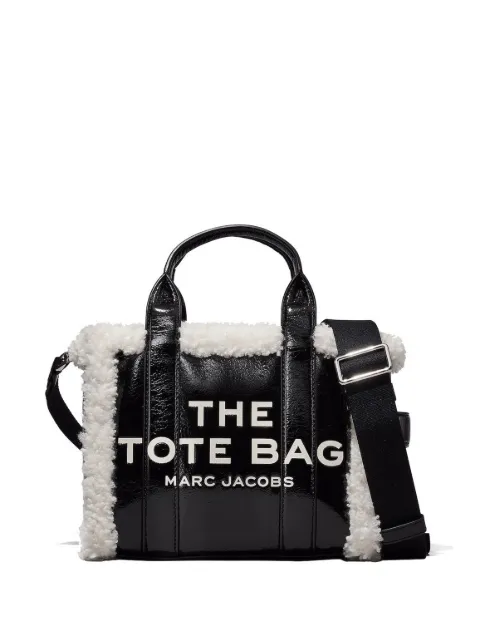 Marc Jacobs bolsa The Crinkle Leather Tote pequeña