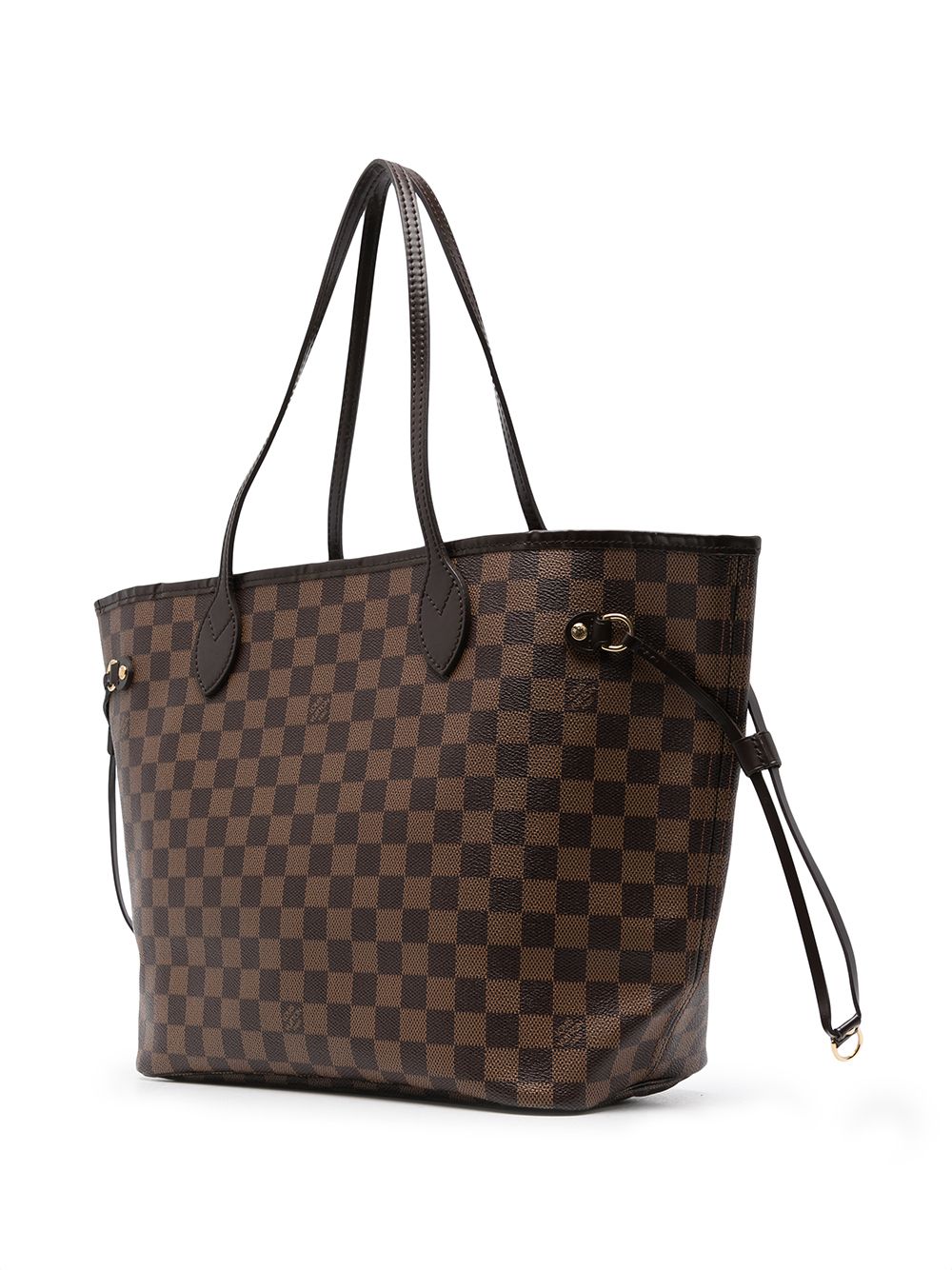 фото Louis vuitton сумка-тоут damier ebène neverfull mm 2011-го года