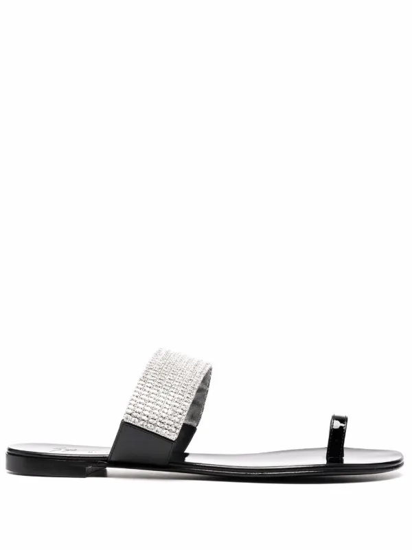 zanotti flat sandals