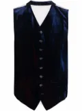 Dolce & Gabbana Pre-Owned 2000s velvet panelled waistcoat - Red