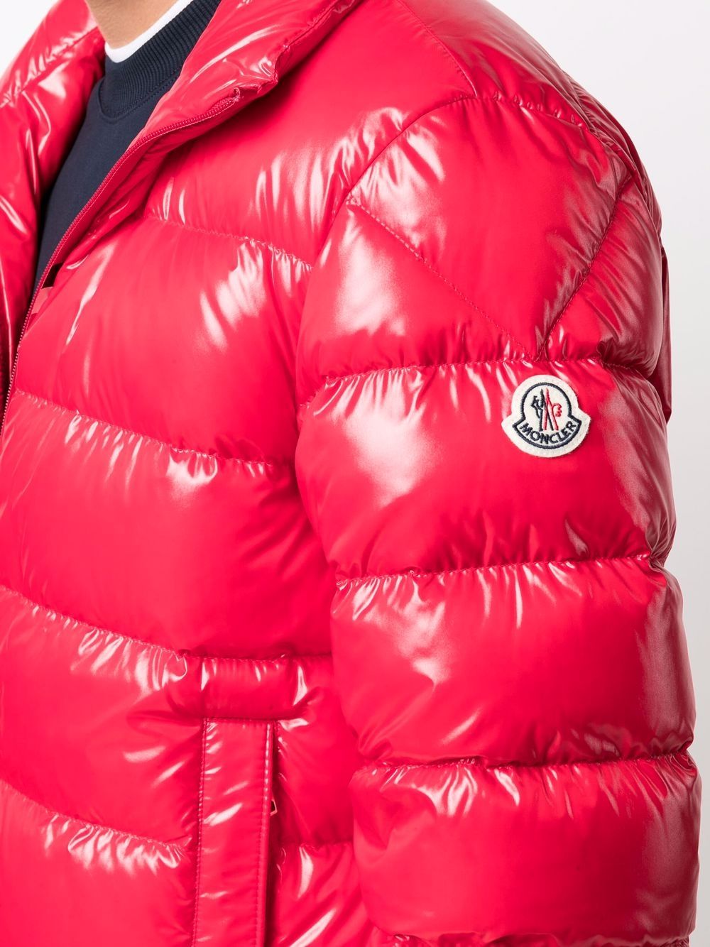 фото Moncler пуховик cuvellier с капюшоном