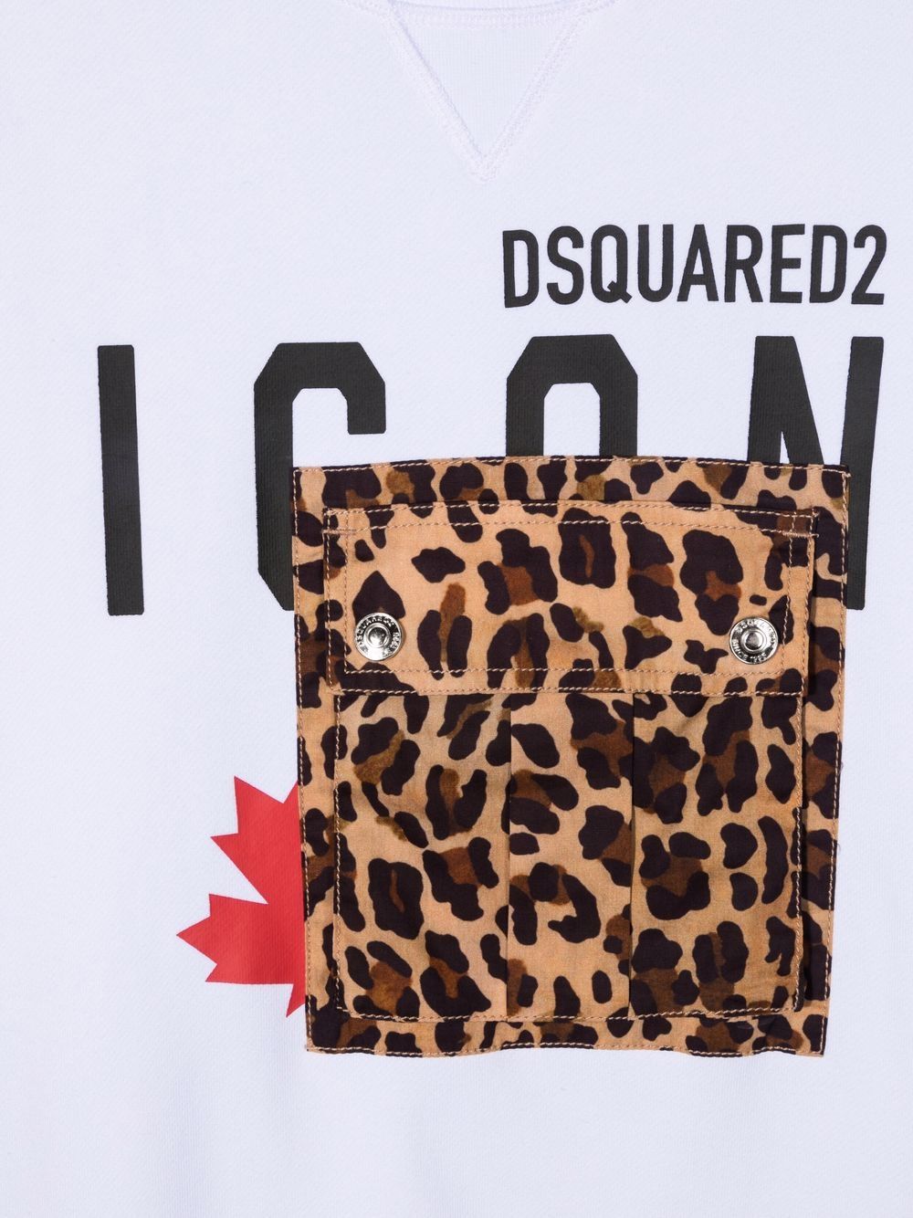 фото Dsquared2 kids толстовка с принтом icon