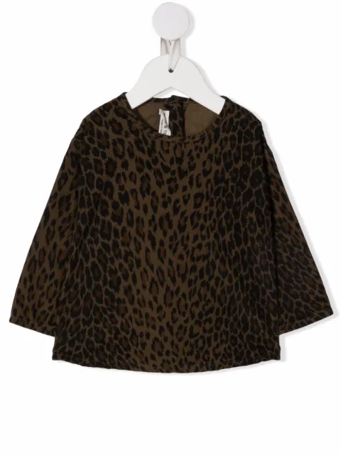 Babe And Tess animal print blouse