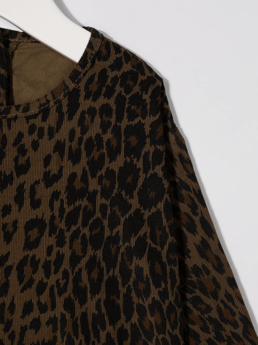 Shop Babe And Tess Animal Print Blouse In Brown