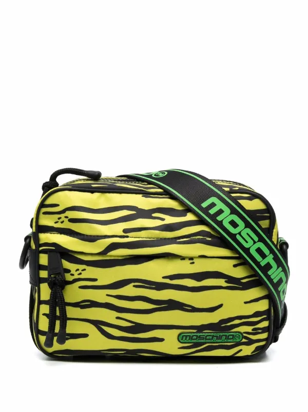 zebra print shoulder bag