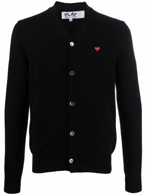 Comme Des Garçons Play cárdigan de tejido fino