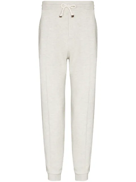 Brunello Cucinelli drawstring-waist tapered track pants
