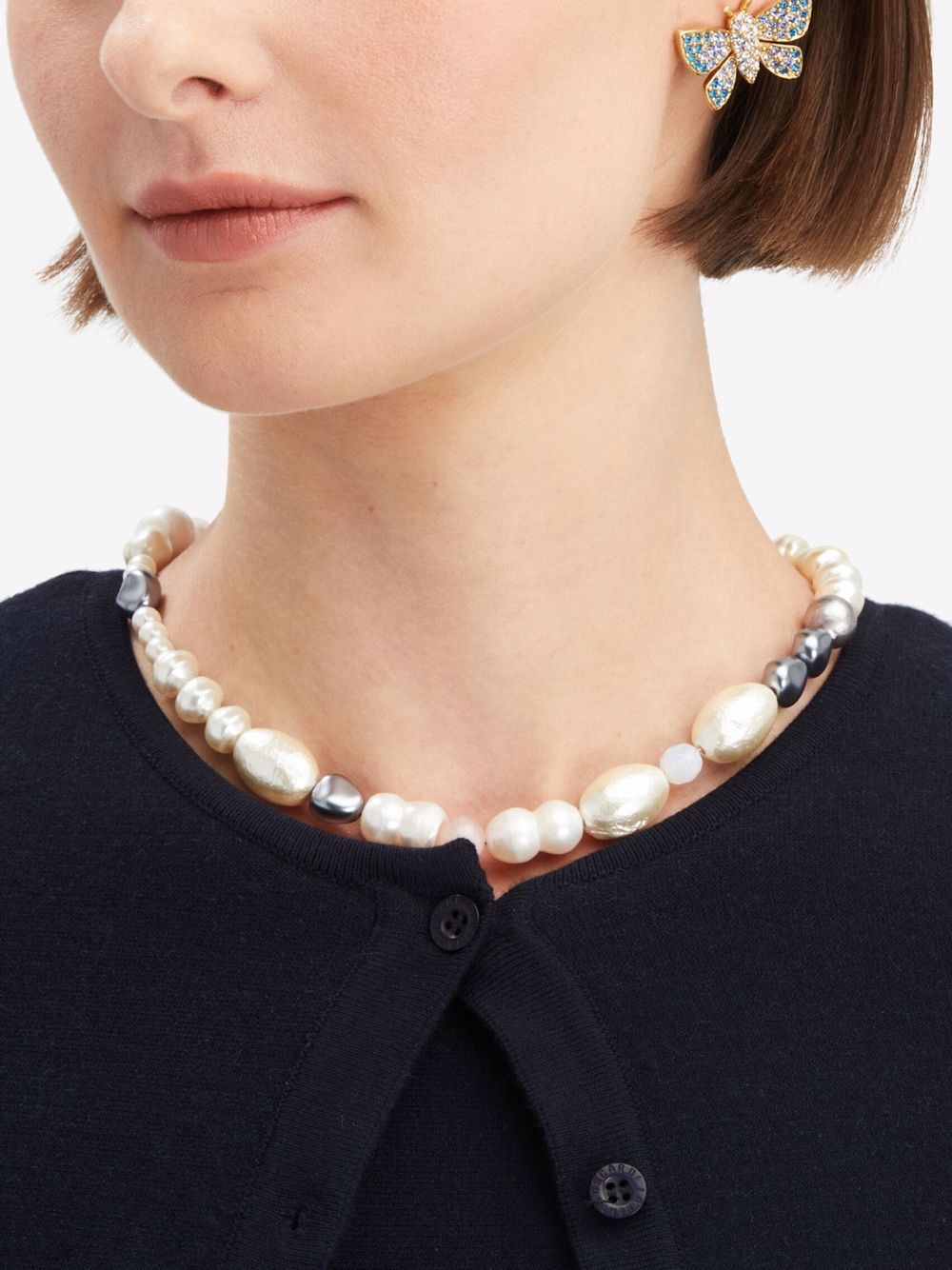 oscar de la renta pearl necklace